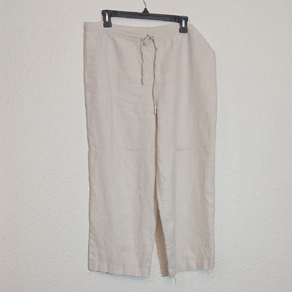 Pants - Outfit JPR White Linen Pants M